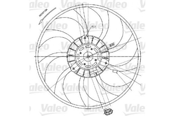 Valeo Βεντιλατέρ, Ψύξη Κινητήρα - 698424