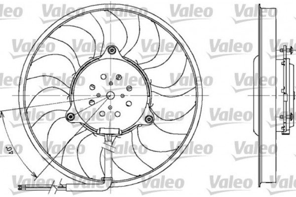 Valeo Βεντιλατέρ, Ψύξη Κινητήρα - 698611