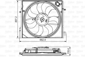 Valeo Βεντιλατέρ, Ψύξη Κινητήρα - 696583
