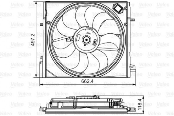 Valeo Βεντιλατέρ, Ψύξη Κινητήρα - 696583