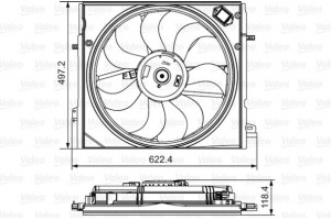 Valeo Βεντιλατέρ, Ψύξη Κινητήρα - 698582