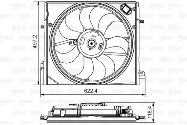Valeo Βεντιλατέρ, Ψύξη Κινητήρα - 698582