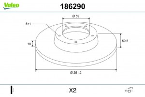 Valeo Δισκόπλακα - 186290