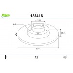 Valeo Δισκόπλακα - 186416