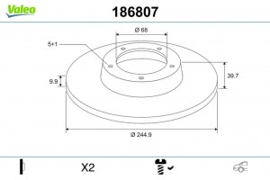 Valeo Δισκόπλακα - 186807