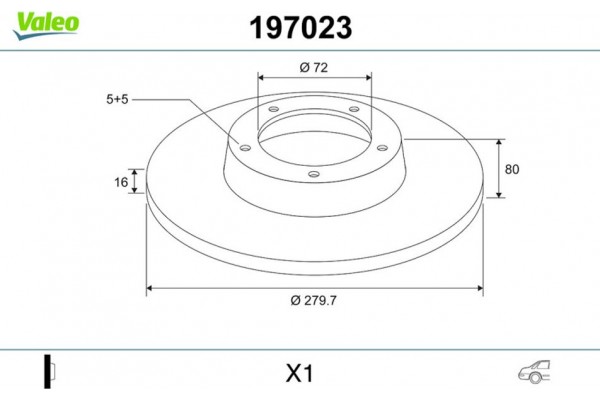 Valeo Δισκόπλακα - 197023