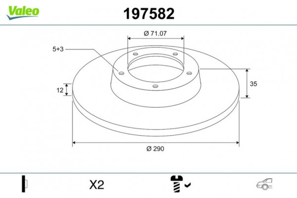 Valeo Δισκόπλακα - 197582
