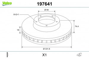 Valeo Δισκόπλακα - 197641