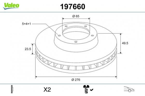 Valeo Δισκόπλακα - 197660