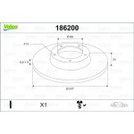 Valeo Δισκόπλακα - 186200