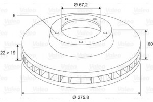 Valeo Δισκόπλακα - 186551