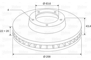 Valeo Δισκόπλακα - 186560