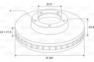 Valeo Δισκόπλακα - 186655