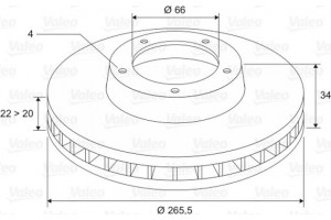 Valeo Δισκόπλακα - 186695