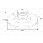 Valeo Δισκόπλακα - 197312