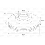 Valeo Δισκόπλακα - 197638 Valeo Δισκόπλακα - 197638