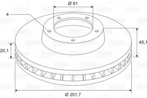 Valeo Δισκόπλακα - 197642