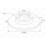 Valeo Δισκόπλακα - 197657 Valeo Δισκόπλακα - 197657