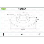 Valeo Δισκόπλακα - 197657 Valeo Δισκόπλακα - 197657