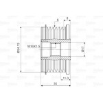Valeo Ελεύθερη Περιστροφή Γεννήτριας - 588003