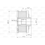 Valeo Ελεύθερη Περιστροφή Γεννήτριας - 588009