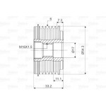 Valeo Ελεύθερη Περιστροφή Γεννήτριας - 588015