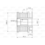 Valeo Ελεύθερη Περιστροφή Γεννήτριας - 588016