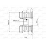 Valeo Ελεύθερη Περιστροφή Γεννήτριας - 588018