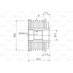 Valeo Ελεύθερη Περιστροφή Γεννήτριας - 588019