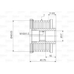 Valeo Ελεύθερη Περιστροφή Γεννήτριας - 588027