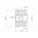 Valeo Ελεύθερη Περιστροφή Γεννήτριας - 588028