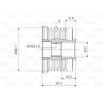 Valeo Ελεύθερη Περιστροφή Γεννήτριας - 588029
