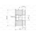 Valeo Ελεύθερη Περιστροφή Γεννήτριας - 588032