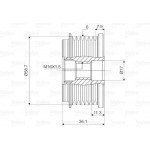 Valeo Ελεύθερη Περιστροφή Γεννήτριας - 588033