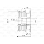 Valeo Ελεύθερη Περιστροφή Γεννήτριας - 588035