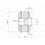 Valeo Ελεύθερη Περιστροφή Γεννήτριας - 588037