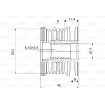 Valeo Ελεύθερη Περιστροφή Γεννήτριας - 588039