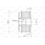 Valeo Ελεύθερη Περιστροφή Γεννήτριας - 588042