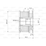 Valeo Ελεύθερη Περιστροφή Γεννήτριας - 588044