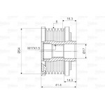 Valeo Ελεύθερη Περιστροφή Γεννήτριας - 588045