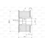 Valeo Ελεύθερη Περιστροφή Γεννήτριας - 588053