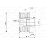 Valeo Ελεύθερη Περιστροφή Γεννήτριας - 588054