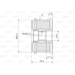 Valeo Ελεύθερη Περιστροφή Γεννήτριας - 588059