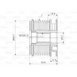 Valeo Ελεύθερη Περιστροφή Γεννήτριας - 588060