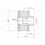 Valeo Ελεύθερη Περιστροφή Γεννήτριας - 588061