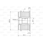 Valeo Ελεύθερη Περιστροφή Γεννήτριας - 588068