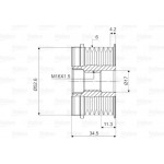 Valeo Ελεύθερη Περιστροφή Γεννήτριας - 588074