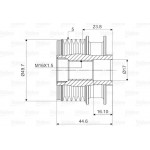 Valeo Ελεύθερη Περιστροφή Γεννήτριας - 588085