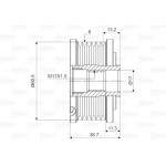 Valeo Ελεύθερη Περιστροφή Γεννήτριας - 588089