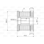 Valeo Ελεύθερη Περιστροφή Γεννήτριας - 588090